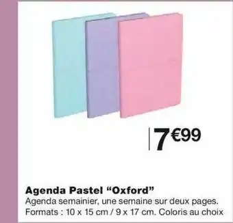 Monoprix Agenda Pastel offre