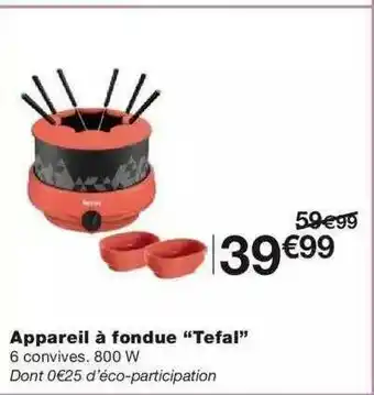 Monoprix Appareil à Fondue offre