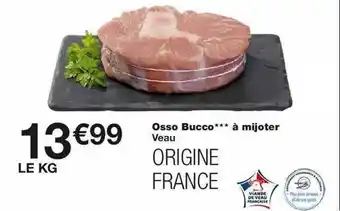 Monoprix Veau : Osso Bucco à Mijoter offre