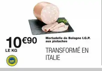 Monoprix Mortadelle De Bologne I.g.p. Aux Pistaches offre