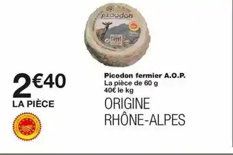 Monoprix Picodon Fermier A.o.p. offre