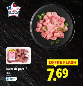 Lidl Sauté de porc offre