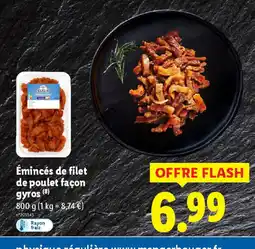 Lidl Émincés de filet de poulet façon offre