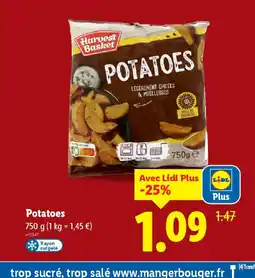 Lidl Potatoes offre