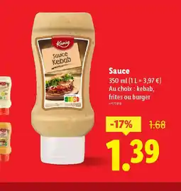 Lidl Sauce offre