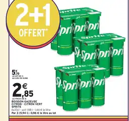 Intermarché Sprite Boisson Gazeuse Citron - Citron Vert offre