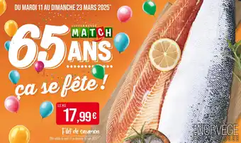 Match Filet de saumon offre