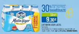 Match LACTEL Lait matin léger offre