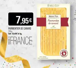 Match MAISON TINO Parmentier de canard offre