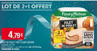 Match FLEURY MICHON Filet de poulet rôti offre