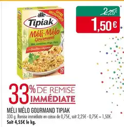 Match Tipiak Méli Mélo Gourmand offre