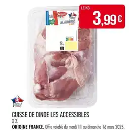 Match Cuisse de dinde les accessibles offre