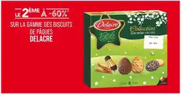 Match DELACRE Le 2ème à -60% sur la gamme des biscuits de pâques delacre offre