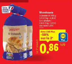 Lidl 10 Croissants offre