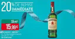 Match Jameson Irish Whiskey offre