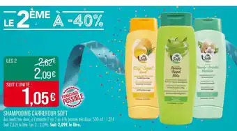 Match Carrefour Soft Shampooing offre