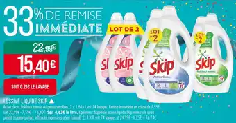 Match Skip Lessive liquide ▲ offre