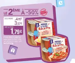 Match NESTLÉ P'tite recette offre