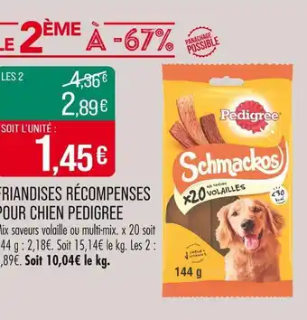 Match PEDIGREE Schmackos offre