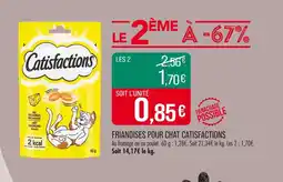 Match CATISFACTIONS Friandises pour chat offre