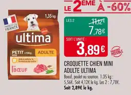 Match ULTIMA Croquette chien mini adulte offre