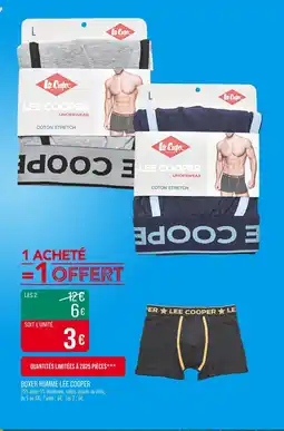 Match LEE COOPER Boxer homme offre