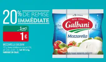 Match Galbani Mozzarella offre