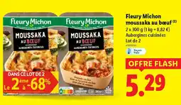 Lidl FLEURY MICHON moussaka au bœuf offre