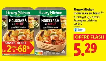 Lidl FLEURY MICHON moussaka au bœuf offre