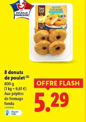 Lidl 8 donuts de poulet offre