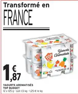 Intermarché TOP BUDGET Yaourts Aromatisés offre