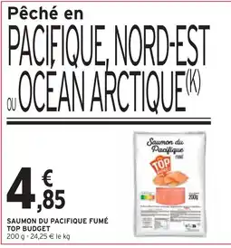 Intermarché TOP BUDGET Saumon du Pacifique fumé offre