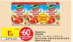 Intermarché PANZANI TOMACOULI offre