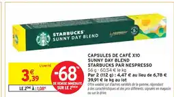 Intermarché STARBUCKS SUNNY DAY BLEND offre