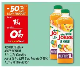 Netto Joker Jus Multifruits Le Fruit offre