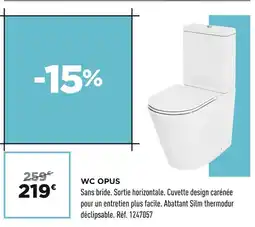 Lapeyre WC OPUS offre