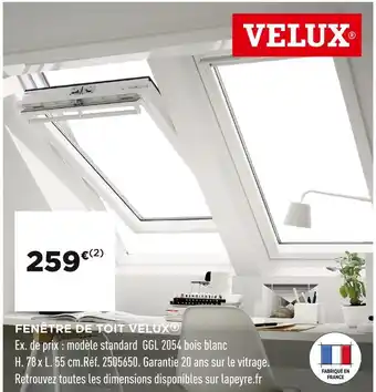 Lapeyre VELUX Fenêtre de toit offre