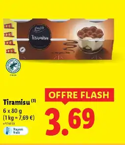 Lidl Tiramisu offre