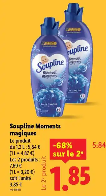 Lidl SOUPLINE Moments magiques offre