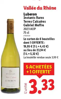 Lidl Vallée du Rhône offre