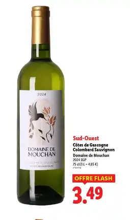 Lidl Côtes de Gascogne Colombard Sauvignon offre