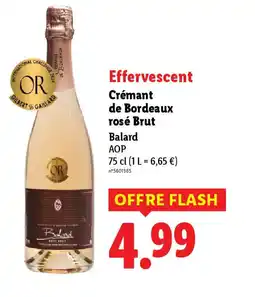 Lidl Crémant de Bordeaux rosé Brut offre