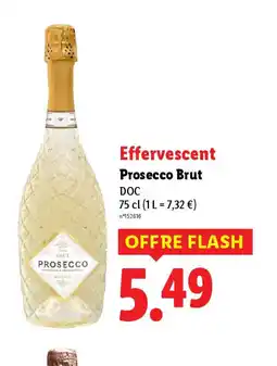 Lidl Prosecco Brut offre