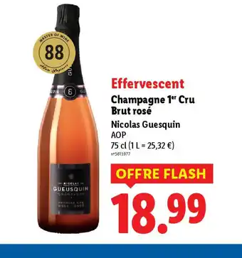 Lidl Effervescent Champagne 1er Cru offre