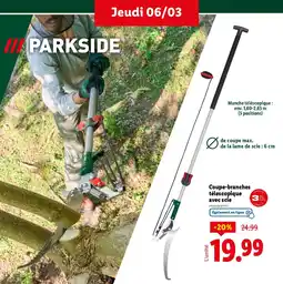 Lidl II PARKSIDE Coupe-branches télescopique offre