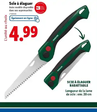 Lidl Scie à élaguer offre