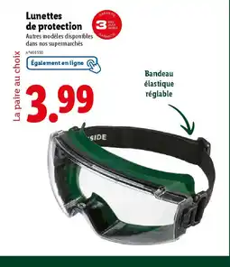 Lidl Lunettes de protection offre