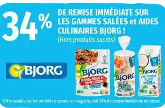 Coccinelle Express Les Gammes Salées Et Aides Culinaires Bjorg ! offre