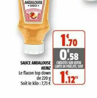 Coccinelle Express Sauce Andalouse Heinz offre