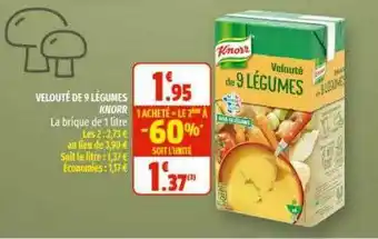 Coccinelle Express Velouté De 9 Légumes Knorr offre